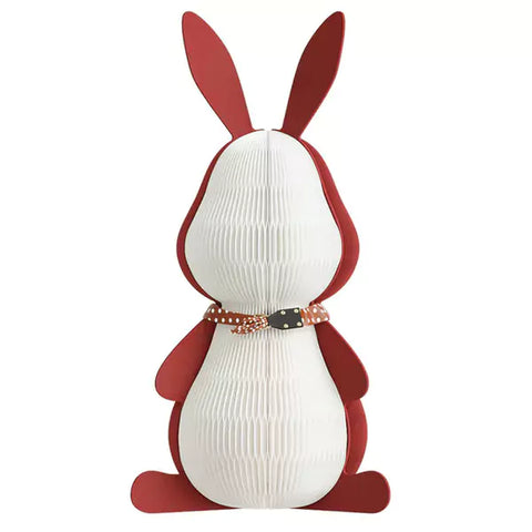 兔子擺件 │ 風琴牛皮紙折疊家具 | ihpaper - Design Chicken創意購物平台