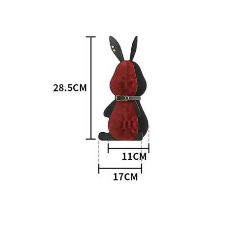 兔子擺件 │ 風琴牛皮紙折疊家具 | ihpaper - Design Chicken創意購物平台
