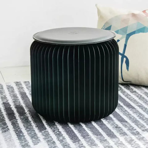 可摺疊小圓櫈 │ 風琴牛皮紙折疊家具 | ihpaper - Design Chicken創意購物平台