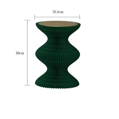 圓舞曲邊几 │ 風琴牛皮紙折疊家具 | ihpaper（一套兩件） - Design Chicken創意購物平台
