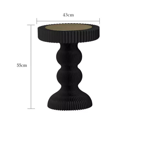 圓舞曲邊几 │ 風琴牛皮紙折疊家具 | ihpaper（一套兩件） - Design Chicken創意購物平台