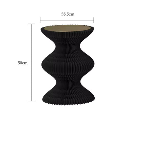 圓舞曲邊几 │ 風琴牛皮紙折疊家具 | ihpaper（一套兩件） - Design Chicken創意購物平台