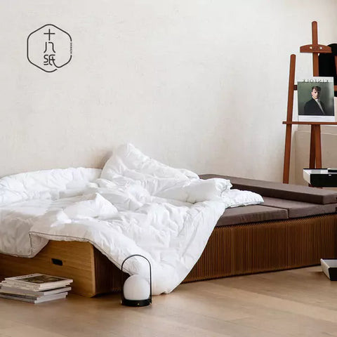 多功能風琴床 │ 風琴牛皮紙折疊家具 | ihpaper（一套三件） - Design Chicken創意購物平台