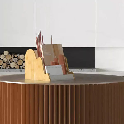 山水筆筒 │ 風琴牛皮紙折疊家具 | ihpaper（一套兩件） - Design Chicken創意購物平台