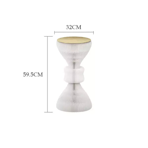 暮鼓邊几 │ 風琴牛皮紙折疊家具 | ihpaper（一套兩件） - Design Chicken創意購物平台