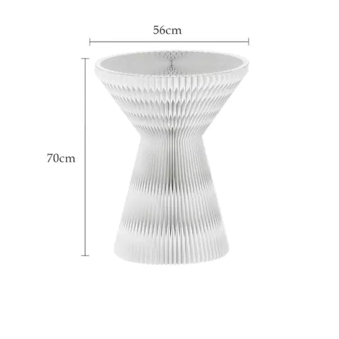 沙漏茶几 │ 風琴牛皮紙折疊家具 | ihpaper - Design Chicken創意購物平台