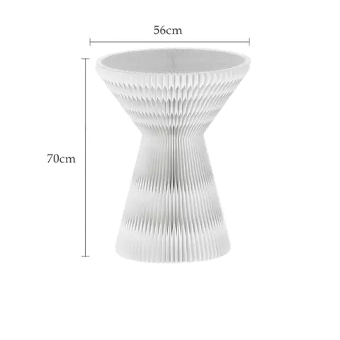 沙漏茶几 │ 風琴牛皮紙折疊家具 | ihpaper - Design Chicken創意購物平台