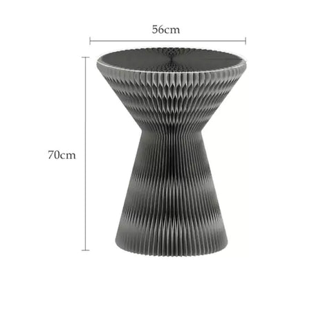 沙漏茶几 │ 風琴牛皮紙折疊家具 | ihpaper - Design Chicken創意購物平台