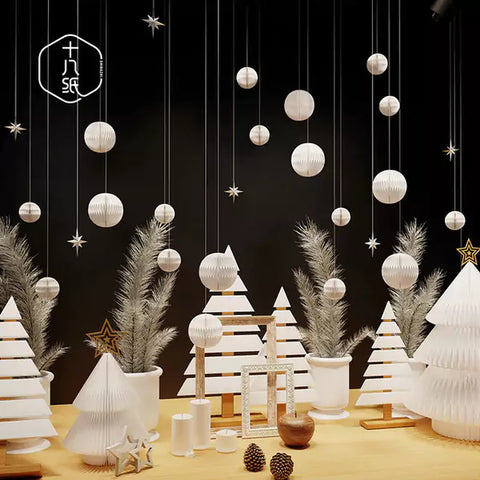 流珠吊墜 │ 風琴牛皮紙折疊家具 | ihpaper（一套兩件） - Design Chicken創意購物平台