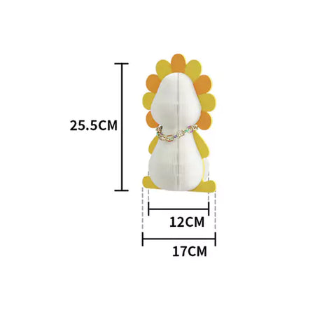 獅子擺件 │ 風琴牛皮紙折疊家具 | ihpaper - Design Chicken創意購物平台