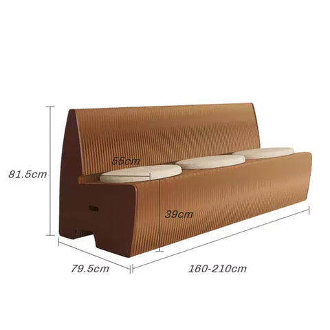 藝棧沙發 │ 風琴牛皮紙折疊家具 | ihpaper（一套三件） - Design Chicken創意購物平台