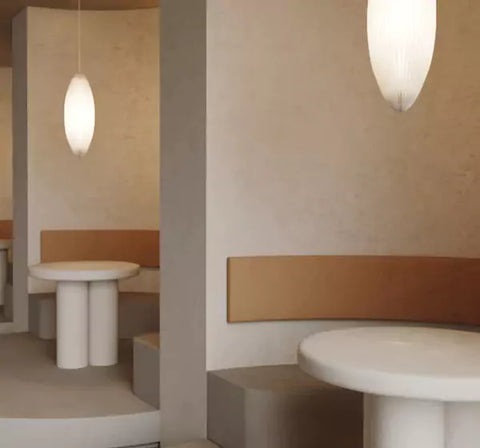 蠶繭燈 │ 風琴牛皮紙折疊家具 | ihpaper（一套三件） - Design Chicken創意購物平台