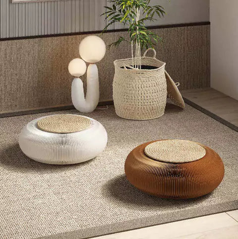 褶疊蒲團 │ 風琴牛皮紙折疊家具 | ihpaper（一套兩件） - Design Chicken創意購物平台