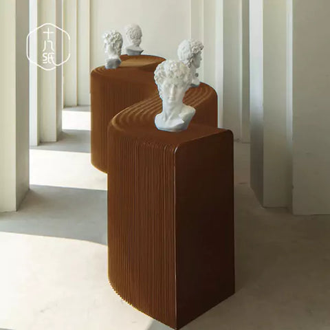 長條展架 │ 風琴牛皮紙折疊家具 | ihpaper（一套三件） - Design Chicken創意購物平台