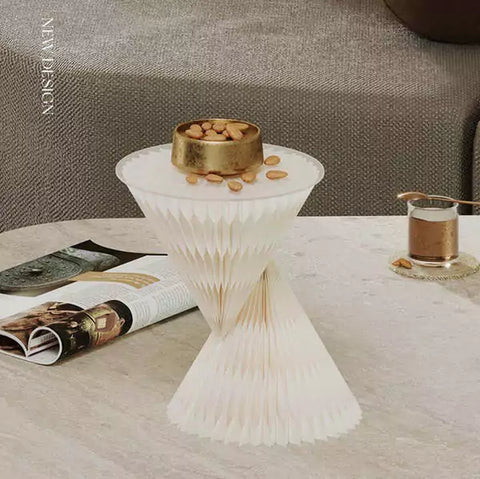 雙錐微展台 │ 風琴牛皮紙折疊家具 | ihpaper（一套兩件） - Design Chicken創意購物平台