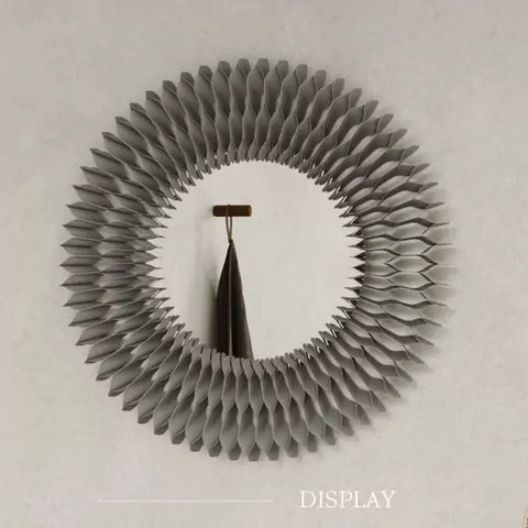 雛菊壁鏡 │ 風琴牛皮紙折疊家具 | ihpaper（一套兩件） - Design Chicken創意購物平台