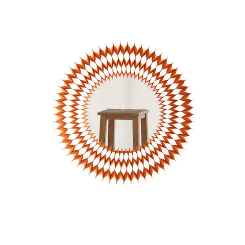 雛菊壁鏡 │ 風琴牛皮紙折疊家具 | ihpaper（一套兩件） - Design Chicken創意購物平台