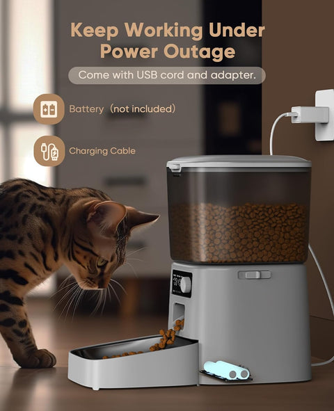 寵物自動餵器單碗版 | oneisall PFD001 （白色） - Design Chicken