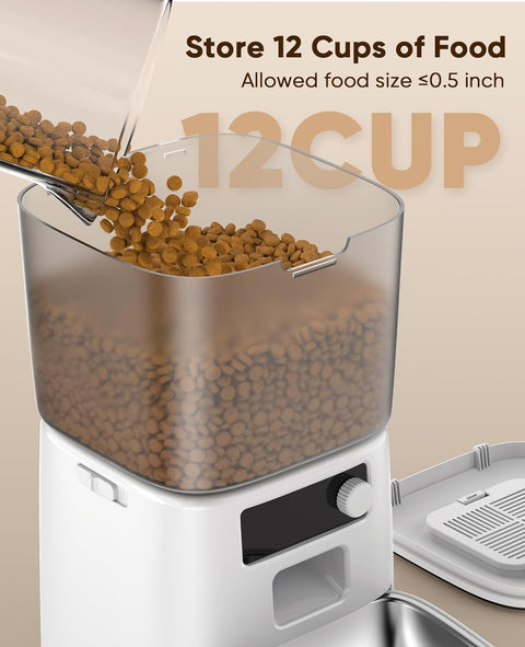 寵物自動餵器單碗版 | oneisall PFD001 （白色） - Design Chicken