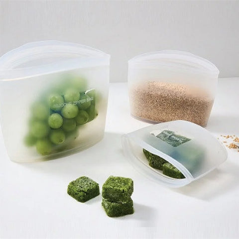 具有出色耐用性和密封性能的拉鍊袋 | 韓國 Premium Silicone Zipper Bag - Design Chicken