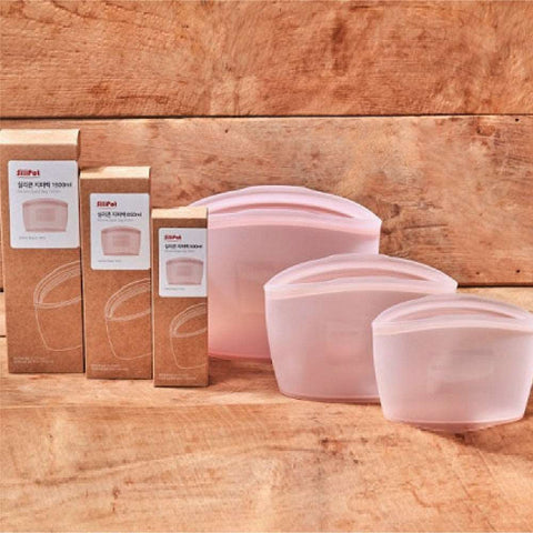 具有出色耐用性和密封性能的拉鍊袋 | 韓國 Premium Silicone Zipper Bag - Design Chicken