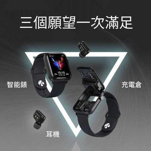 創新三合一藍牙耳機手錶 |台灣品牌 HANLIN WBTX8