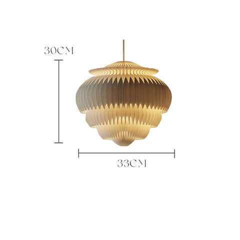 風琴吊燈 │ 風琴牛皮紙折疊家具 | ihpaper（一套兩件） - Design Chicken