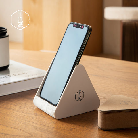 風琴手機架 │ 風琴牛皮紙折疊家具 | ihpaper - Design Chicken