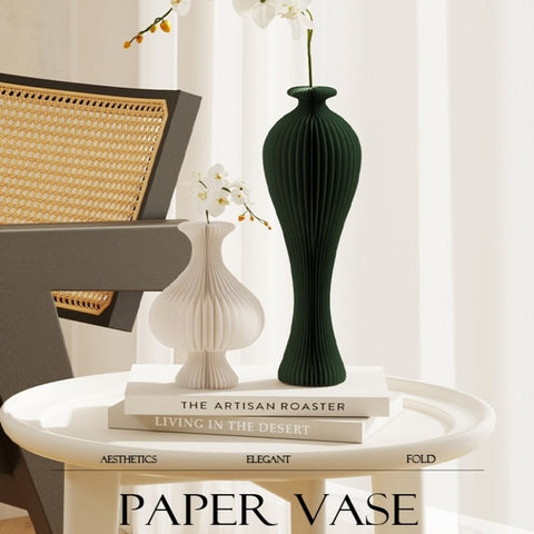 【即將推出】古典花器 │ 風琴牛皮紙折疊家具 | ihpaper - Design Chicken