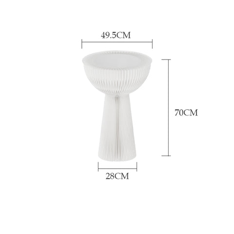 花束邊几 │ 風琴牛皮紙折疊家具 | ihpaper（一套兩件） - Design Chicken