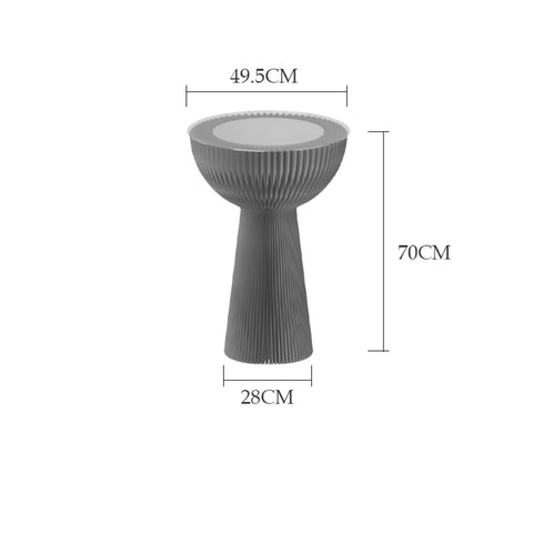 花束邊几 │ 風琴牛皮紙折疊家具 | ihpaper（一套兩件） - Design Chicken