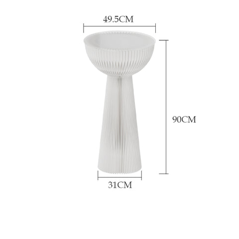 花束邊几 │ 風琴牛皮紙折疊家具 | ihpaper（一套兩件） - Design Chicken