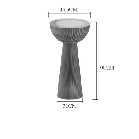 花束邊几 │ 風琴牛皮紙折疊家具 | ihpaper（一套兩件） - Design Chicken