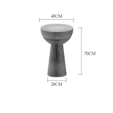 花束邊几 │ 風琴牛皮紙折疊家具 | ihpaper（一套兩件） - Design Chicken創意購物平台