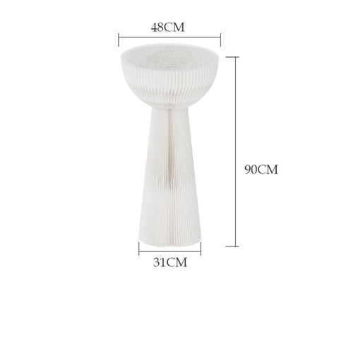 花束邊几 │ 風琴牛皮紙折疊家具 | ihpaper（一套兩件） - Design Chicken創意購物平台