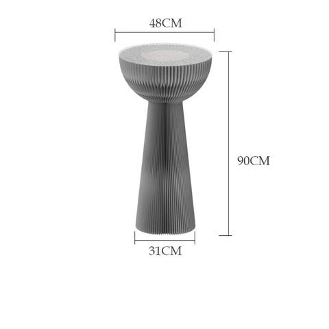 花束邊几 │ 風琴牛皮紙折疊家具 | ihpaper（一套兩件） - Design Chicken創意購物平台