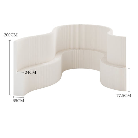 褶疊輕廊紙牆 │ 風琴牛皮紙折疊家具 | ihpaper - Design Chicken