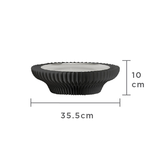 風琴高腳托盤展台 │ 風琴牛皮紙折疊家具 | ihpaper（一套兩件） - Design Chicken