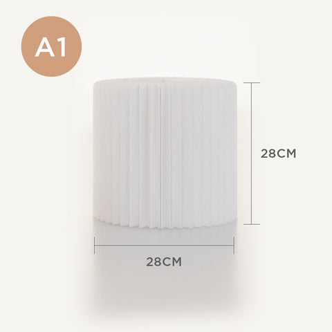 【即將推出】台面圓柱微展台 │ 風琴牛皮紙折疊家具 | ihpaper - Design Chicken