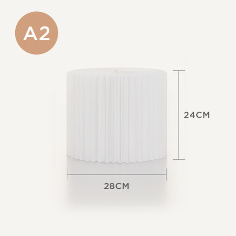 【即將推出】台面圓柱微展台 │ 風琴牛皮紙折疊家具 | ihpaper - Design Chicken